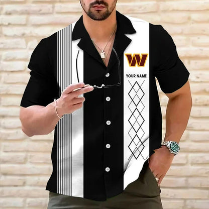 LIMITED EDITION - NEW CUSTOMIZED NFL12 WTC WASHINGTON COMMANDERS HAWAIIAN SHIRT