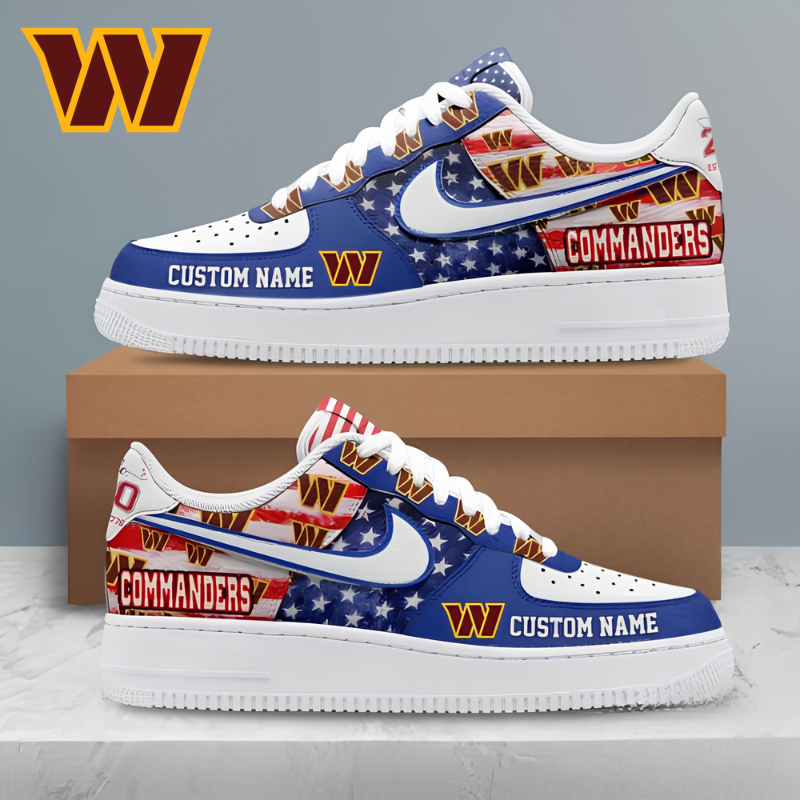 [SPECIAL OFFER] NEW CUSTOMIZED NFL12 WTC WASHINGTON COMMANDERS AF1 SHOES