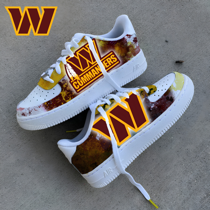 [SPECIAL OFFER] NEW CUSTOMIZED NFL12 WTC WASHINGTON COMMANDERS AF1 SNEAKERS