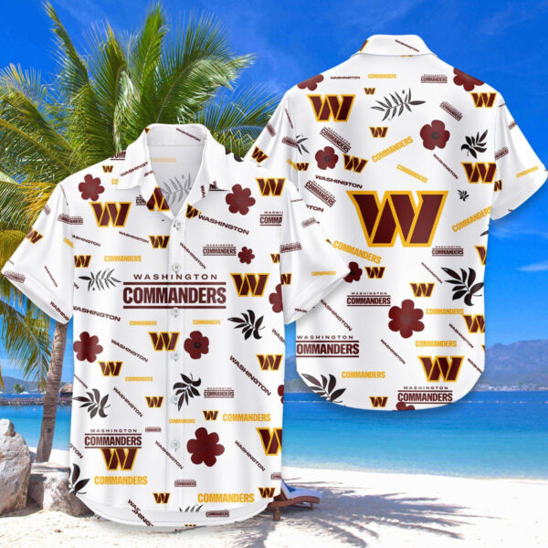 LIMITED EDITION - NEW CUSTOMIZED NFL12 WTC WASHINGTON COMMANDERS UNISEX HAWAIIAN SHIRT