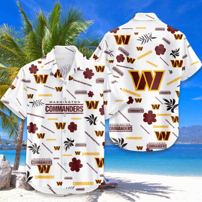 LIMITED EDITION - NEW CUSTOMIZED NFL12 WTC WASHINGTON COMMANDERS UNISEX HAWAIIAN SHIRT