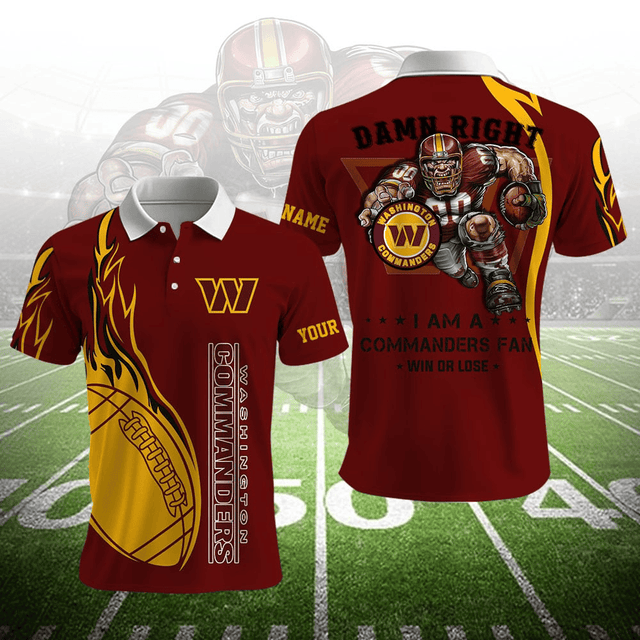 LIMITED EDITION - NEW CUSTOMIZED NFL12 WTC WASHINGTON COMMANDERS UNISEX T-SHIRT, POLO, HOODIE & JACKETS