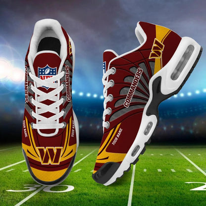 LIMITED EDITION - NEW CUSTOMIZED NFL12 WTC WASHINGTON COMMANDERS AIR MAX PLUS SNEAKERS