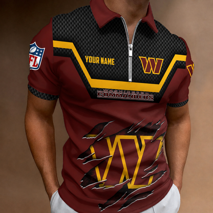 LIMITED EDITION - NEW CUSTOMIZED NFL12 WTC WASHINGTON COMMANDERS T-SHIRT, POLO SHIRT, ZIP POLO SHIRT, SWEATSHIRT, HOODIE & ZIP HOODIE