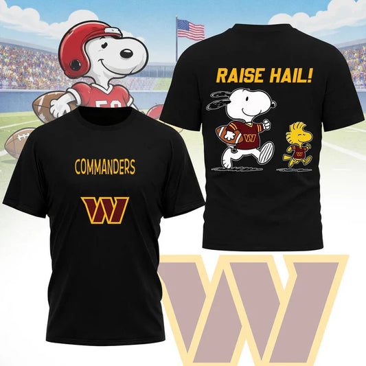 LIMITED EDITION - NEW CUSTOMIZED NFL12 WS COMMANDERS UNISEX T-SHIRT, SWEATSHIRT, HOODIE & ZIP HOODIE