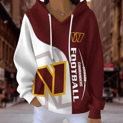 [SPECIAL OFFER] NEW CUSTOMIZED NFL12 WTC WASHINGTON COMMANDERS RIBBED HOODIE & SWEATSHIRT