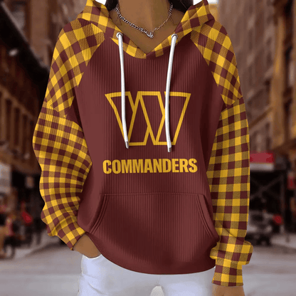 [SPECIAL OFFER] NEW CUSTOMIZED NFL12 WTC WASHINGTON COMMANDERS RIBBED HOODIE & SWEATSHIRT