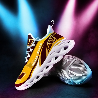 LIMITED EDITION - NEW CUSTOMIZED NFL12 WTC WASHINGTON COMMANDERS UNISEX MAX SOUL SHOES