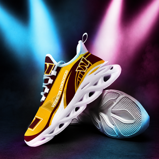 LIMITED EDITION - NEW CUSTOMIZED NFL12 WTC WASHINGTON COMMANDERS UNISEX MAX SOUL SHOES