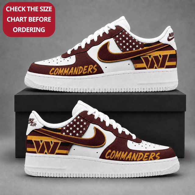[SPECIAL OFFER] NEW CUSTOMIZED NFL12 WTC WASHINGTON COMMANDERS AF1 SHOES