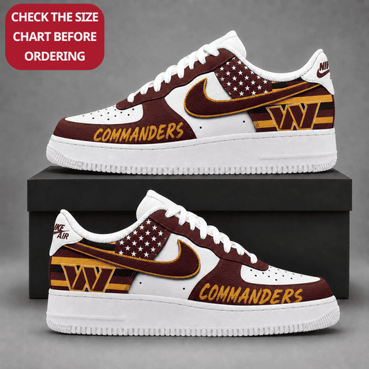 [SPECIAL OFFER] NEW CUSTOMIZED NFL12 WTC WASHINGTON COMMANDERS AF1 SHOES