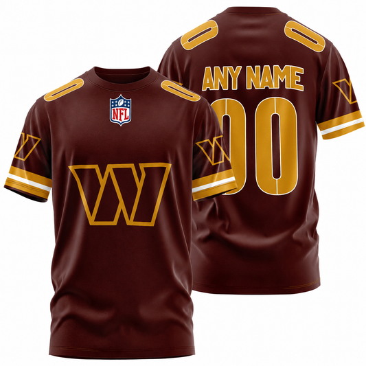 LIMITED EDITION - NEW CUSTOMIZED NFL12 WTC WASHINGTON COMMANDERS T-SHIRT, POLO SHIRT, ZIP POLO SHIRT, SWEATSHIRT, HOODIE & ZIP HOODIE