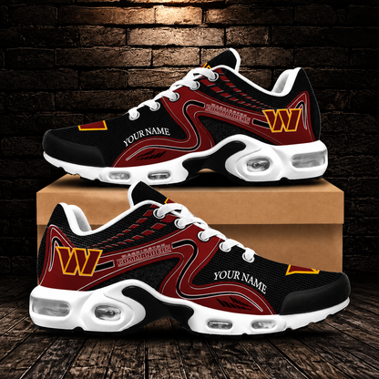 LIMITED EDITION - NEW CUSTOMIZED NFL12 WTC WASHINGTON COMMANDERS AIR MAX PLUS SNEAKERS