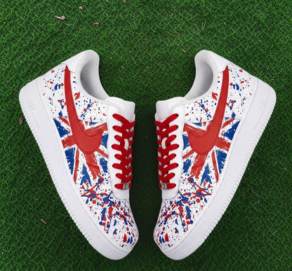 [HOT DEAL] NEW CUSTOMIZED PATRIOTIC AMERICAN FLAG AIR FORCE 1 SHOES