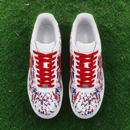 [HOT DEAL] NEW CUSTOMIZED PATRIOTIC AMERICAN FLAG AIR FORCE 1 SHOES