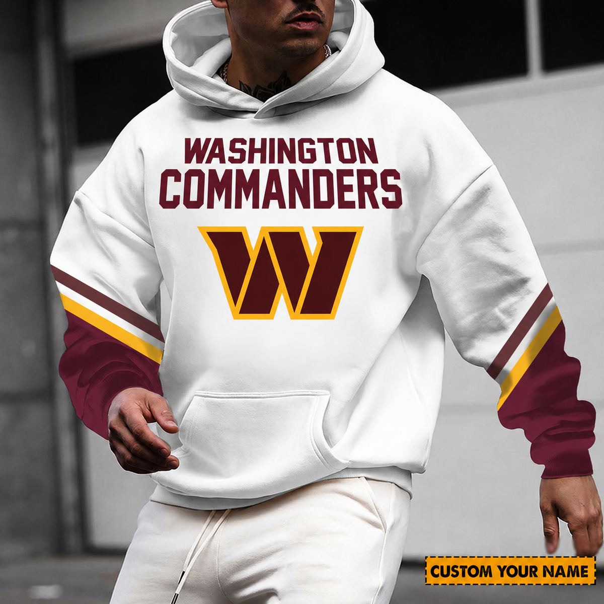 ELITE EDITION - NEW CUSTOMIZED NFL12 WTC WASHINGTON COMMANDERS HOODIE, ZIP HOODIE, POLO SHIRT, ZIP POLO SHIRT, T-SHIRT & SWEATSHIRT