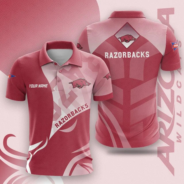 MEGA SALE - NEW CUSTOMIZED NCAA FBS12 AKR ARKANSAS RAZORBACKS HOODIE, T-SHIRTS, ZIP HOODIE, SWEATSHIRTS & POLO SHIRT
