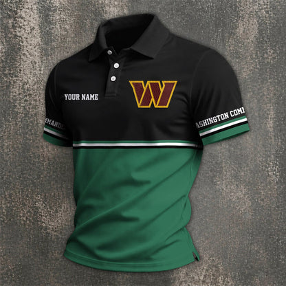 [SPECIAL OFFER] NEW CUSTOMIZED NFL12 WTC WASHINGTON COMMANDERS POLO SHIRT