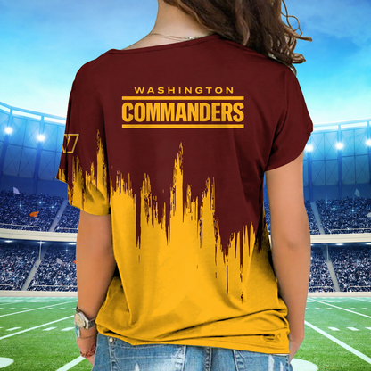 [SPECIAL OFFER] NEW CUSTOMIZED NFL12 WTC WASHINGTON COMMANDERS SHOULDER SHIRT