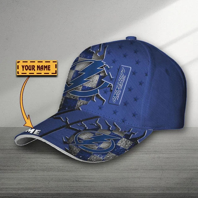 VIRAL EDITON - NEW CUSTOMIZED NHL12 TPL TAMPA BAY LIGHTNING CLASSIC CAP