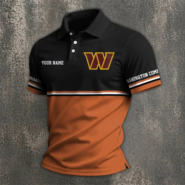 [SPECIAL OFFER] NEW CUSTOMIZED NFL12 WTC WASHINGTON COMMANDERS POLO SHIRT