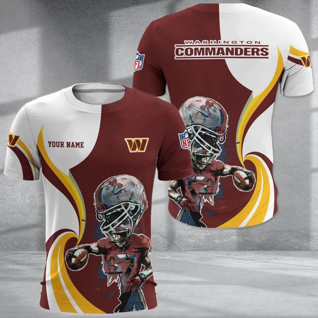 LIMITED EDITION - NEW CUSTOMIZED NFL12 WTC WASHINGTON COMMANDERS T-SHIRT, POLO SHIRT, ZIP POLO SHIRT, SWEATSHIRT, HOODIE & ZIP HOODIE