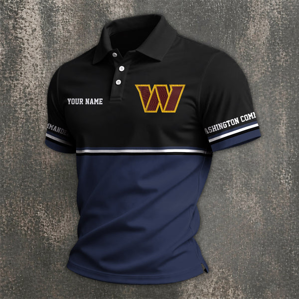 [SPECIAL OFFER] NEW CUSTOMIZED NFL12 WTC WASHINGTON COMMANDERS POLO SHIRT