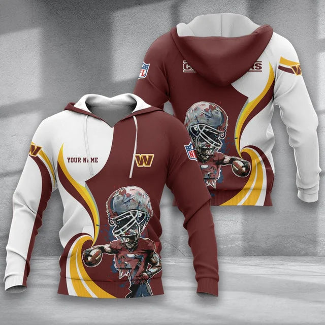 LIMITED EDITION - NEW CUSTOMIZED NFL12 WTC WASHINGTON COMMANDERS T-SHIRT, POLO SHIRT, ZIP POLO SHIRT, SWEATSHIRT, HOODIE & ZIP HOODIE