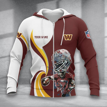 LIMITED EDITION - NEW CUSTOMIZED NFL12 WTC WASHINGTON COMMANDERS T-SHIRT, POLO SHIRT, ZIP POLO SHIRT, SWEATSHIRT, HOODIE & ZIP HOODIE