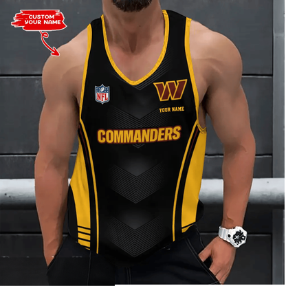 [SPECIAL OFFER] NEW CUSTOMIZED NFL12 WTC WASHINGTON COMMANDERS UNISEX TANK TOP