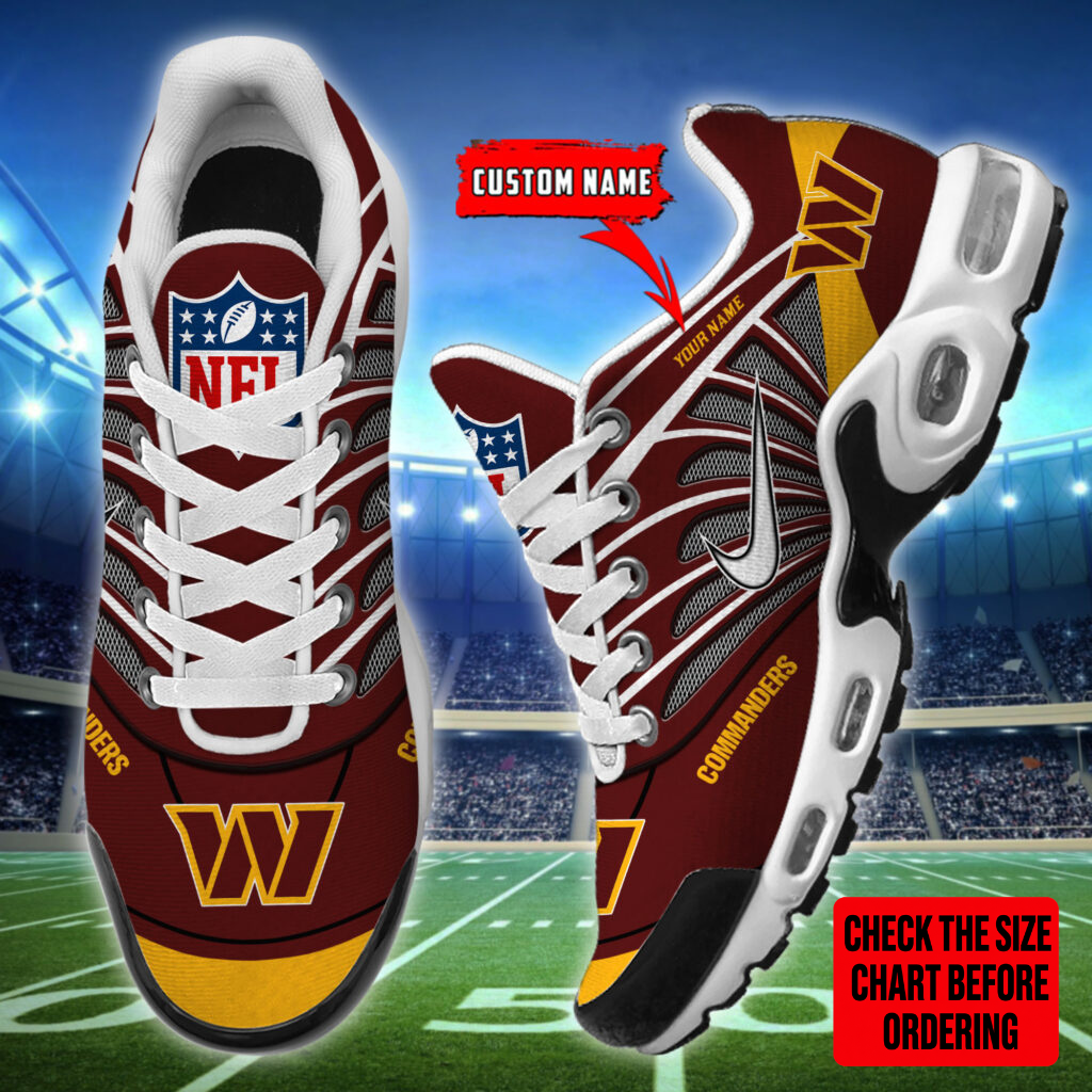 [SPECIAL OFFER] NEW CUSTOMIZED NFL12 WTC WASHINGTON COMMANDERS AIR MAX PLUS SNEAKERS