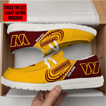 [SPECIAL OFFER] NEW CUSTOMIZED NFL12 WTC WASHINGTON COMMANDERS LOAFER SHOES