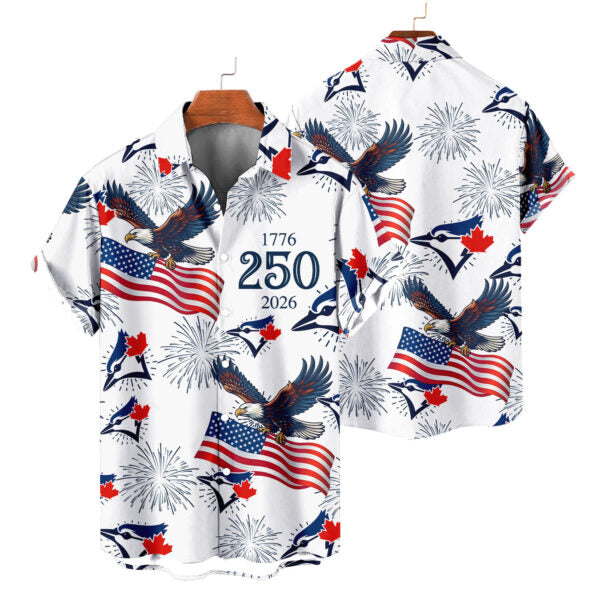 LIMITED EDITION - NEW CUSTOMIZED MLB12 TBJ TORONTO BLUE JAYS UNISEX HAWAIIAN SHIRT