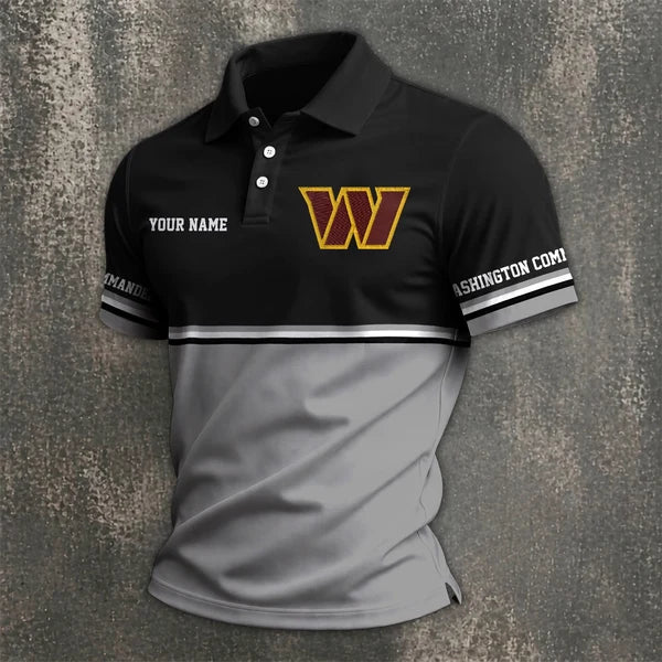 [SPECIAL OFFER] NEW CUSTOMIZED NFL12 WTC WASHINGTON COMMANDERS POLO SHIRT