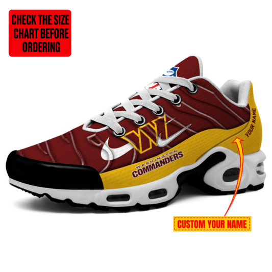 [SPECIAL OFFER] NEW CUSTOMIZED NFL12 WTC WASHINGTON COMMANDERS AIR MAX PLUS SNEAKERS