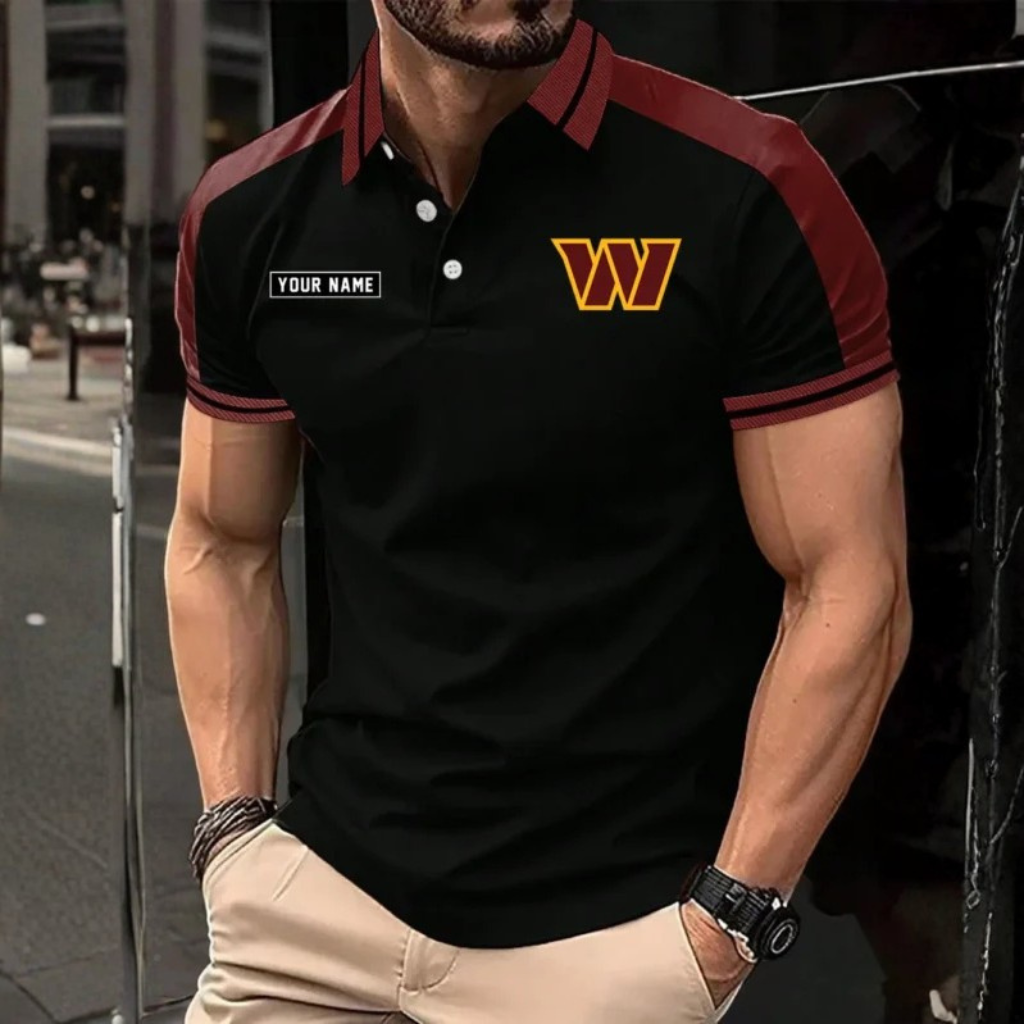 [SPECIAL OFFER] NEW CUSTOMIZED NFL12 WTC WASHINGTON COMMANDERS POLO SHIRT