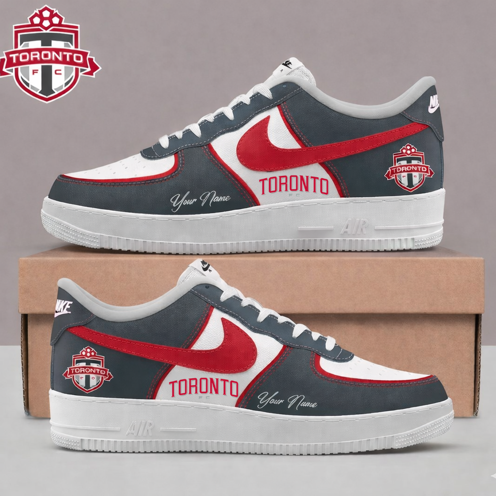 ENDING TODAY - NEW CUSTOMIZED MLS12 TRT TORONTO FC AF1 SNEAKERS