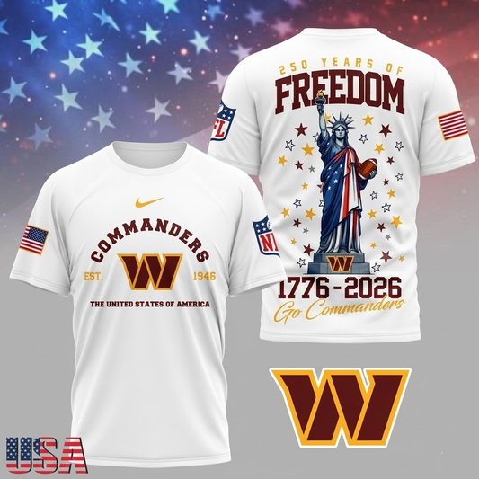 [SPECIAL OFFER] NEW CUSTOMIZED NFL12 WTC WASHINGTON COMMANDERS T-SHIRT, HOODIE, ZIP HOODIE