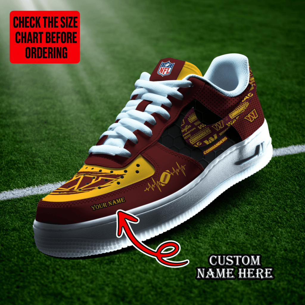 [SPECIAL OFFER] NEW CUSTOMIZED NFL12 WTC WASHINGTON COMMANDERS AF1 SHOES