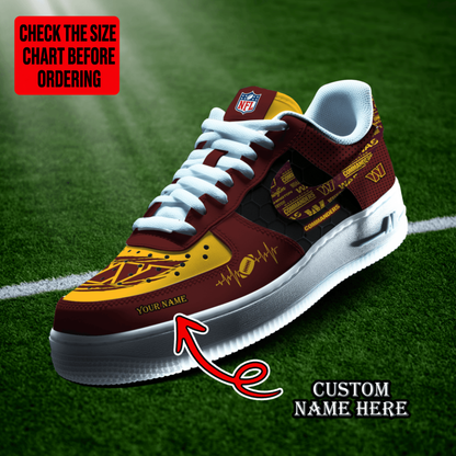 [SPECIAL OFFER] NEW CUSTOMIZED NFL12 WTC WASHINGTON COMMANDERS AF1 SHOES