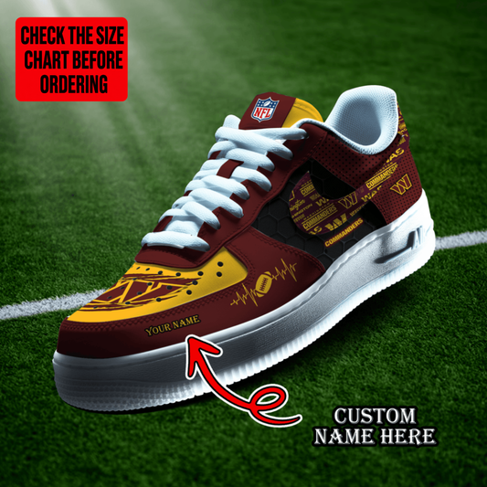 [SPECIAL OFFER] NEW CUSTOMIZED NFL12 WTC WASHINGTON COMMANDERS AF1 SHOES