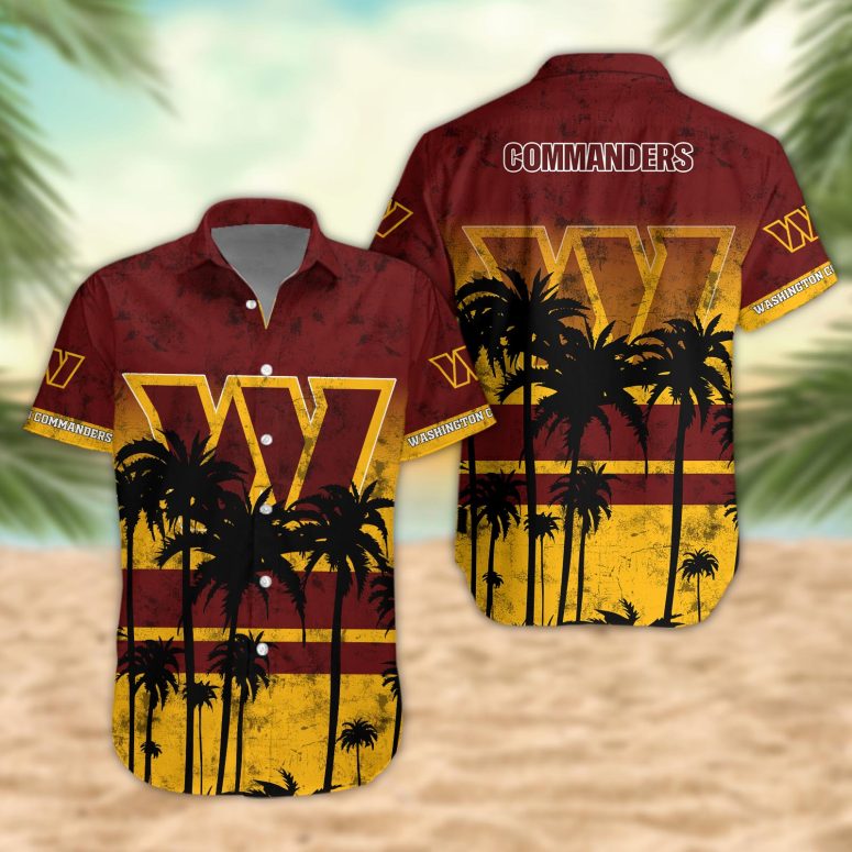 LIMITED EDITION - NEW CUSTOMIZED NFL12 WTC WASHINGTON COMMANDERS UNISEX HAWAIIAN SHIRT