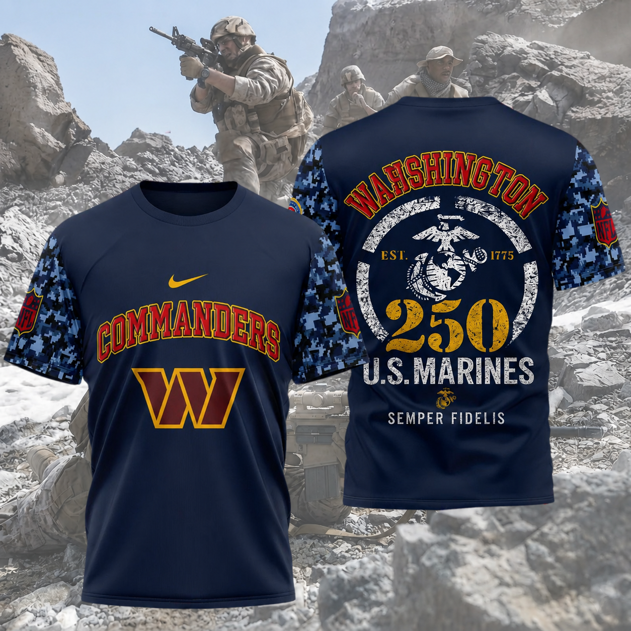 LIMITED EDITION - NEW CUSTOMIZED NFL12 WTC WASHINGTON COMMANDERS T-SHIRT, HOODIE, ZIP HOODIE