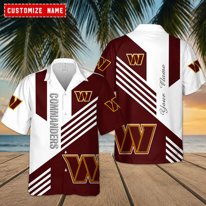 [SPECIAL OFFER] NEW CUSTOMIZED NFL12 WTC WASHINGTON COMMANDERS UNISEX HAWAIIAN SHIRT