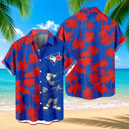 LIMITED EDITION - NEW CUSTOMIZED MLB12 TBJ TORONTO BLUE JAYS UNISEX HAWAIIAN SHIRT