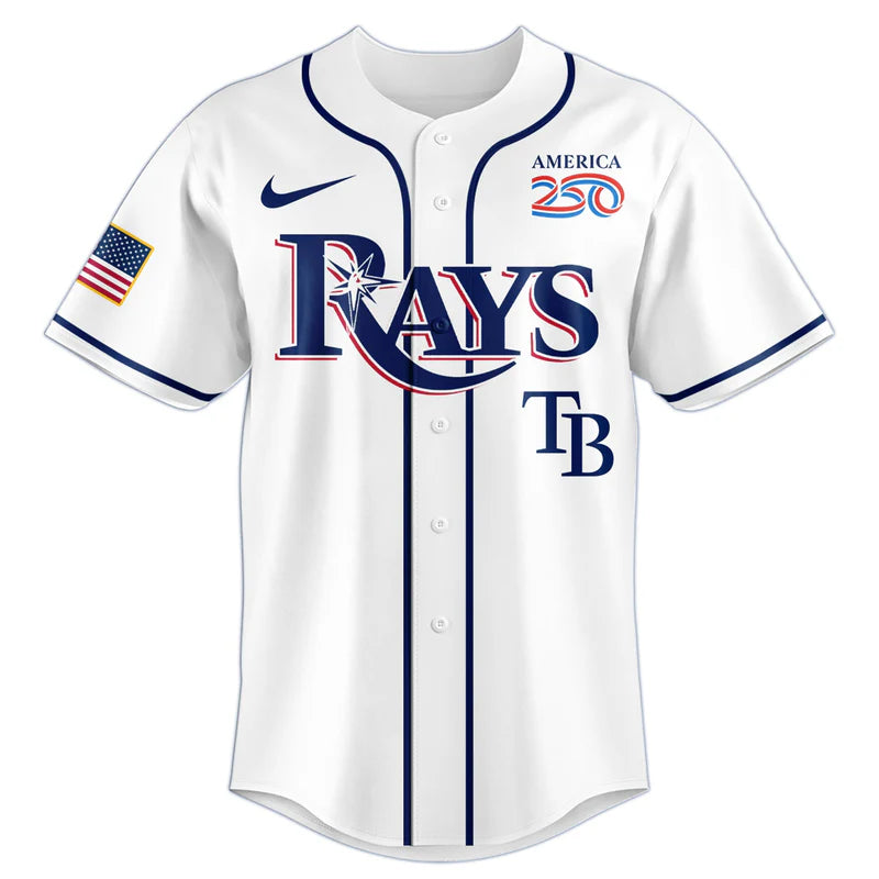 LIMITED EDITION - NEW CUSTOMIZED MLB21 TBR TAMPA BAY RAYS BASEBALL JERSEY