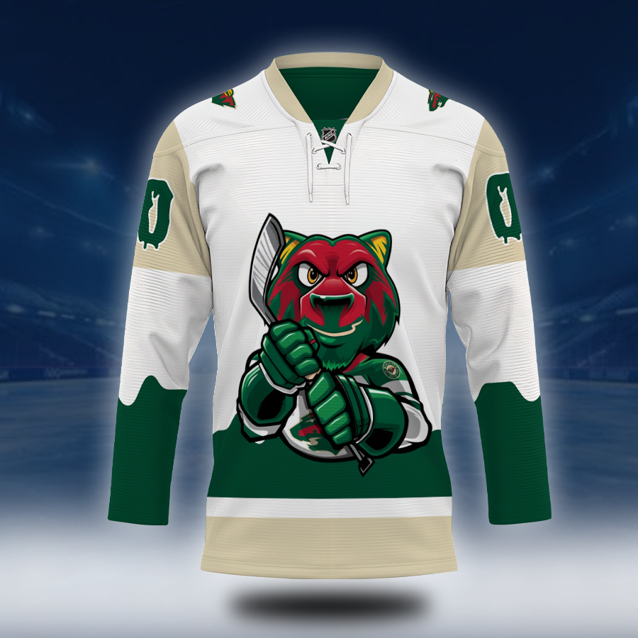 LIMITED EDITION - NEW CUSTOMIZED NHL13 MNW MINNESOTA WILD UNISEX HOCKEY JERSEY