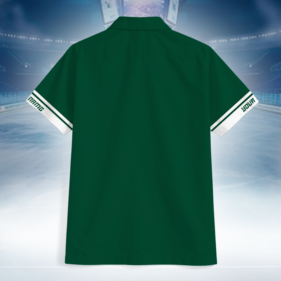 LIMITED EDITION - NEW CUSTOMIZED NHL13 MNW MINNESOTA WILD UNISEX HAWAIIAN SHIRT
