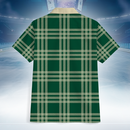 LIMITED EDITION - NEW CUSTOMIZED NHL13 MNW MINNESOTA WILD UNISEX HAWAIIAN SHIRT