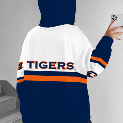 [FAN FAVORITE] NEW CUSTOMIZED NCAA FBS13 ABT AUBURN TIGERS ZIP HOODIE